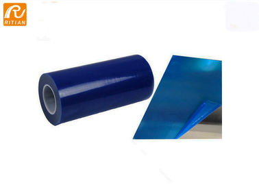 Голубой фильм металлического листа цвета защитный толщина 50 микронов с материалом полиэтилена