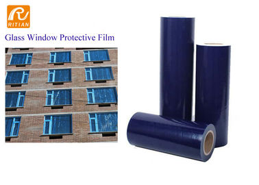Фильм слипчивого голубого ПЭ собственной личности защитный для предохранения от стекла окна временного