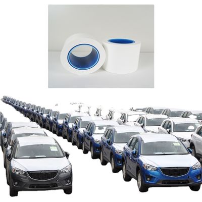 Хорошая цена. Белая глянцевая непрозрачная пленочная пленка для автомобильной защиты 1200 мм Ширина 100 м Длина для защиты автомобильной краски онлайн