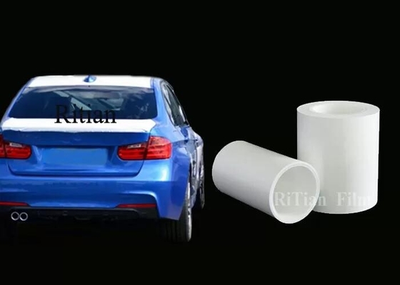 Хорошая цена. Overspray 10 Mic белый пластиковый защитный покрывая для фильма автомобильной краски прозрачного маскируя онлайн